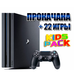 PlayStation 4 PRO 1 TB БУ + 22 игры #802